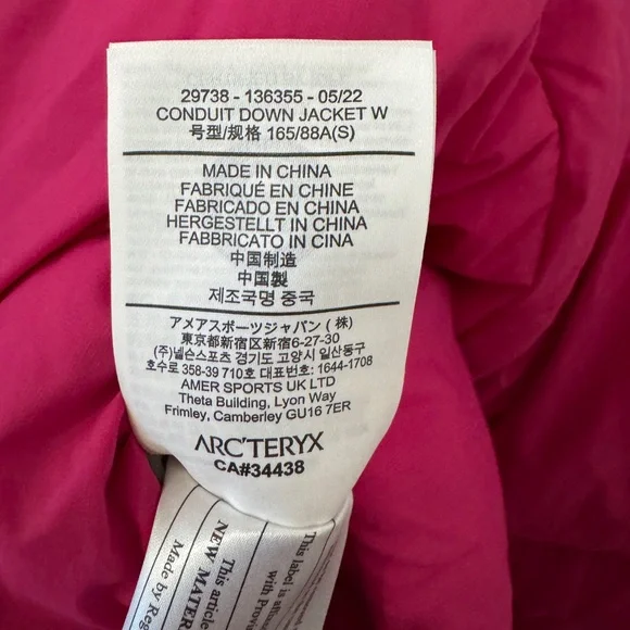 Arc’teryx Veilance Conduit Down Jacket Women’s Size Small - Picture 4 of 4
